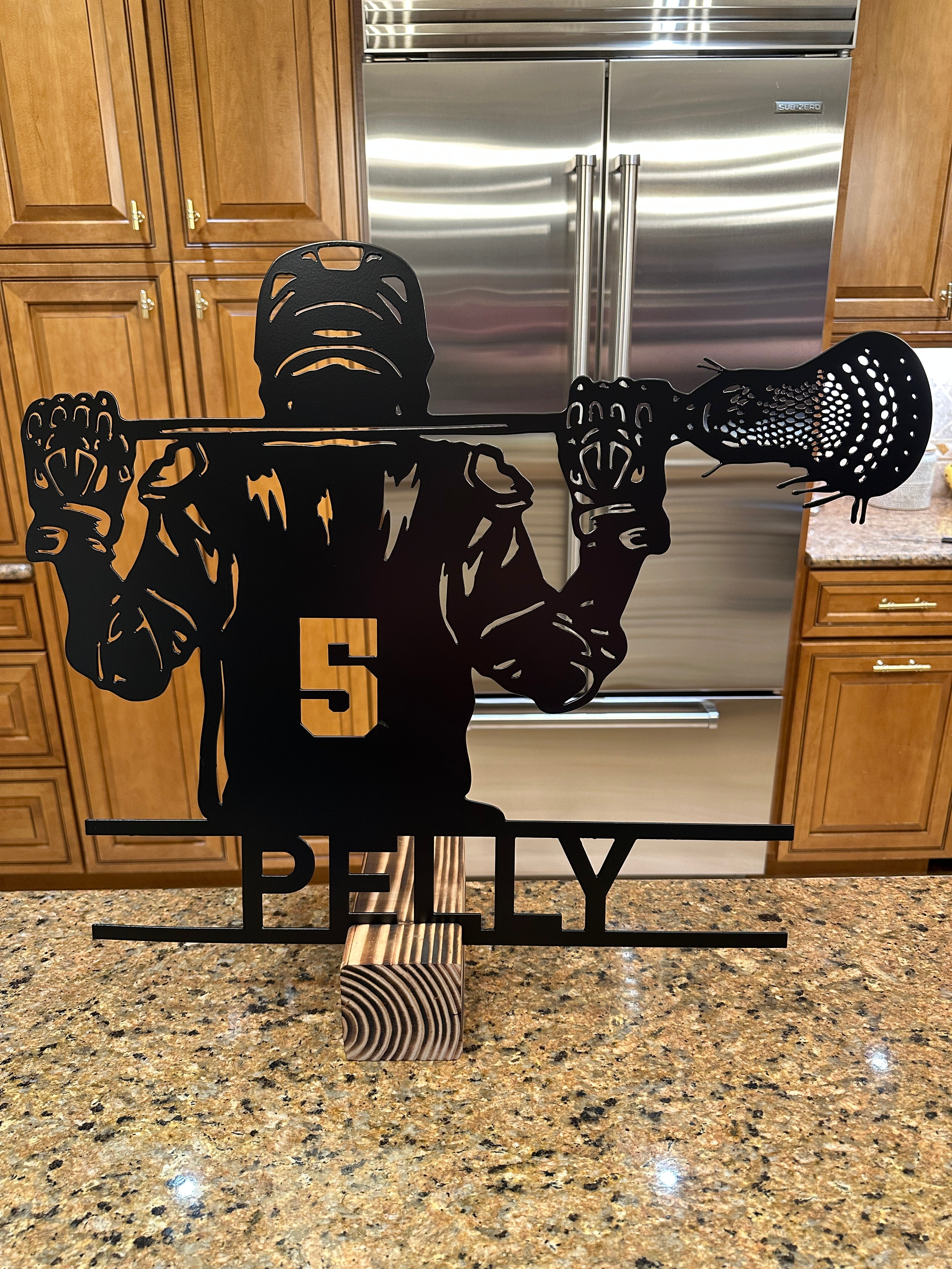 Lacrosse Name Sign
