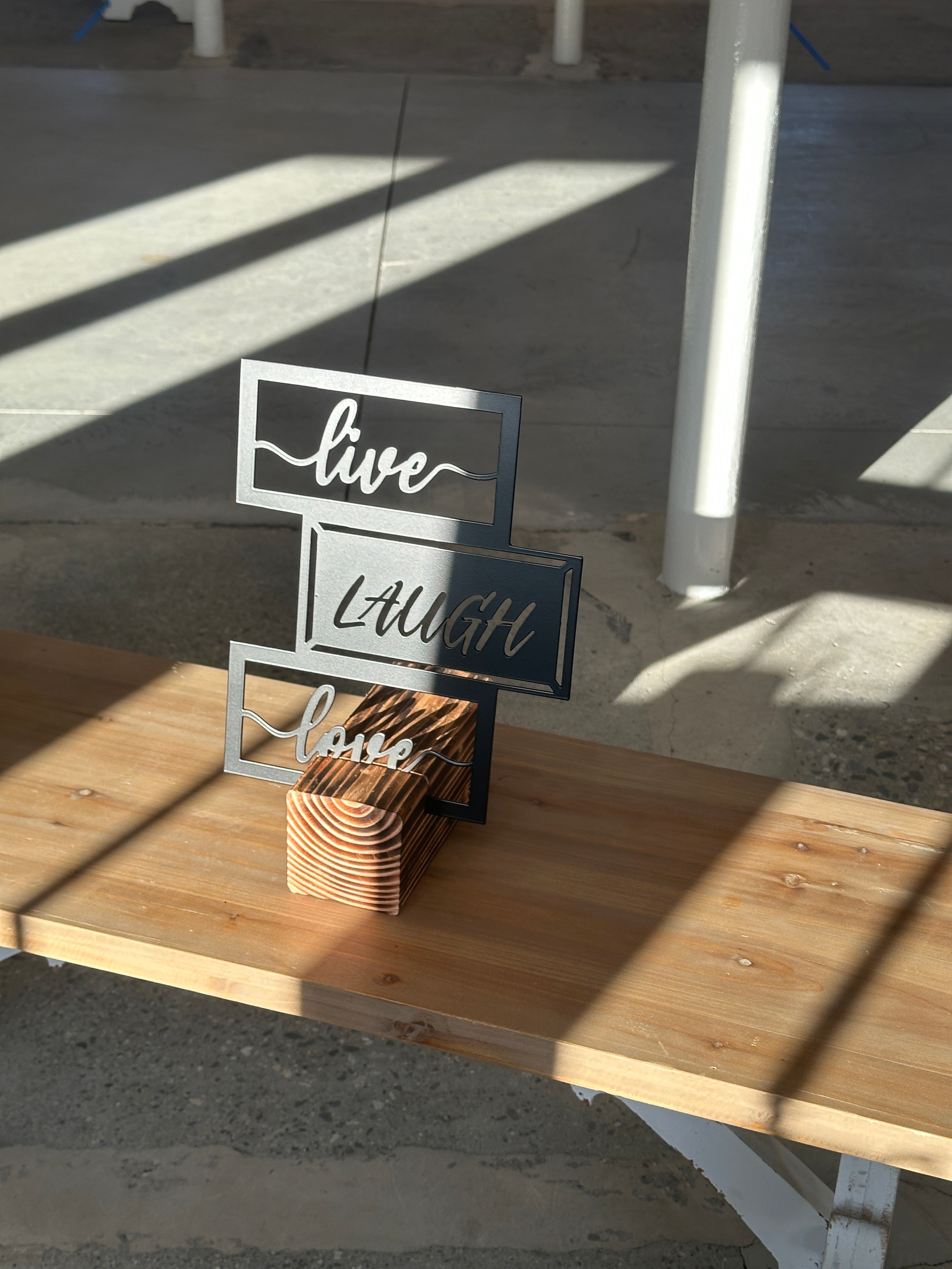 Live Laugh Love Sign