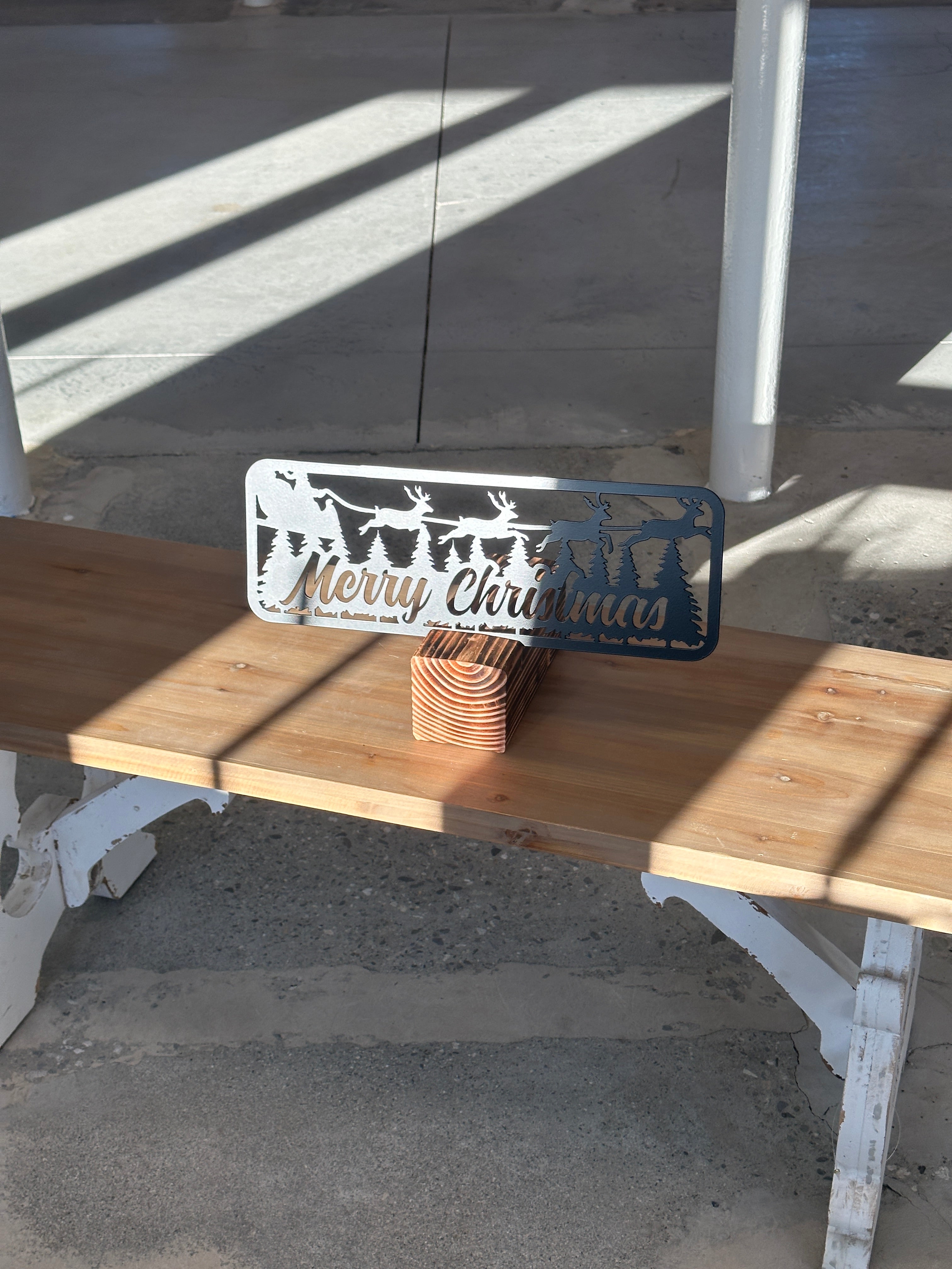 Sleigh Merry Christmas Sign