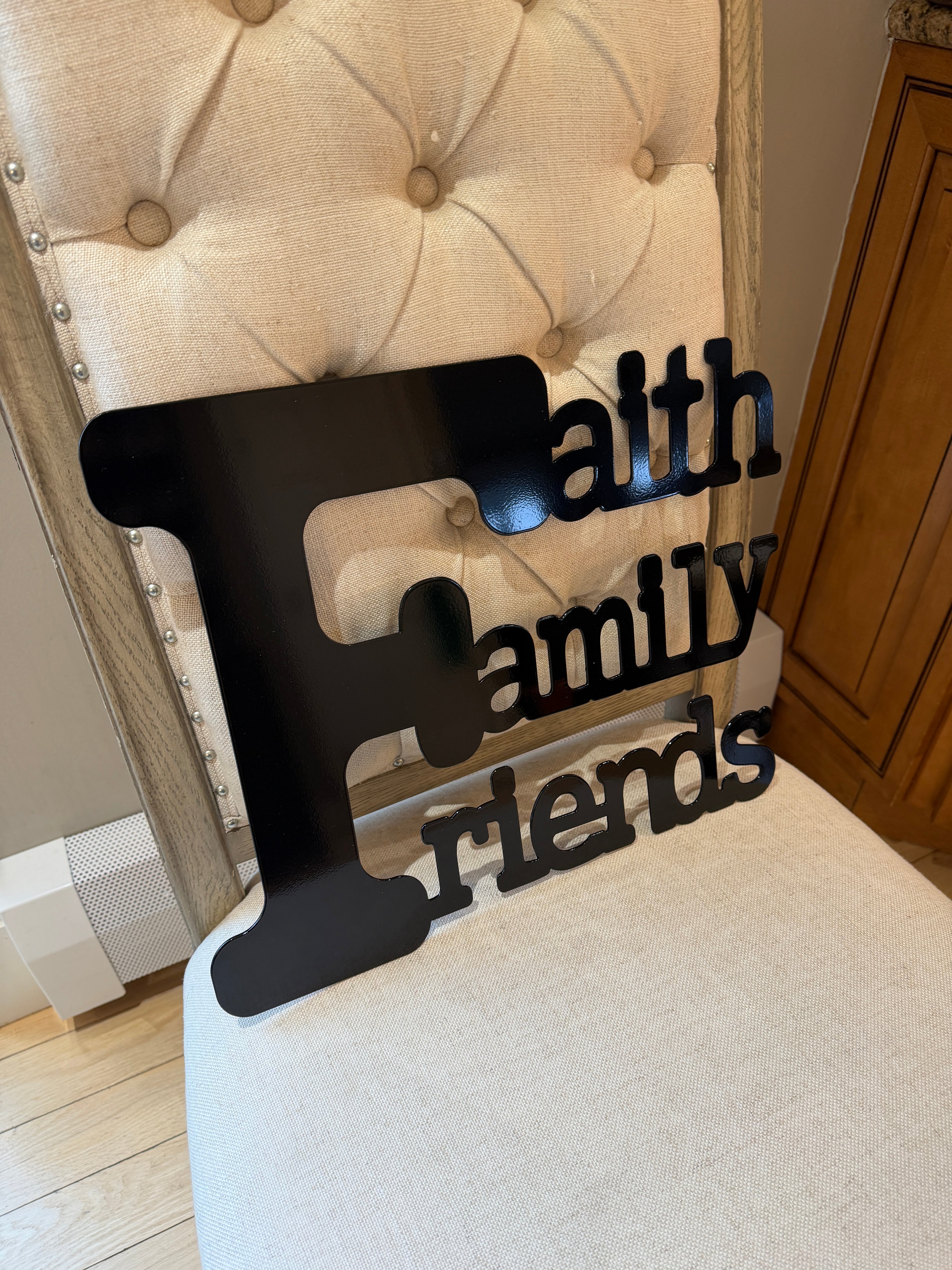 Faith Family Friends Sign
